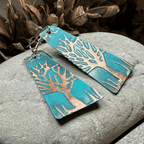 Homeward Tree of Life Copper Earrings - 