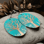 Oaksong Tree of Life Copper Earrings - 