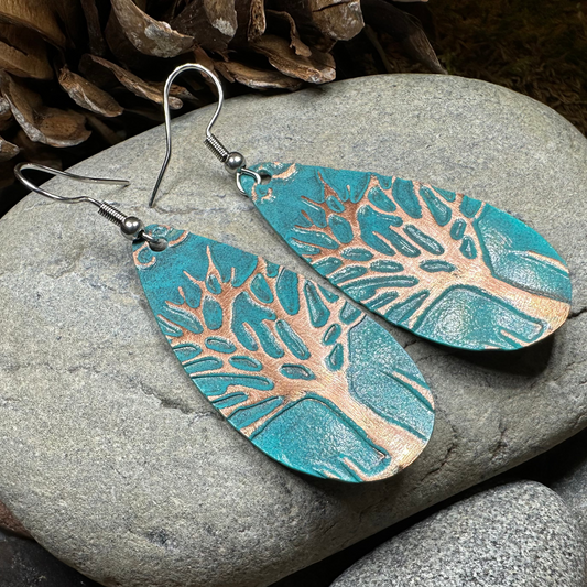 Oakwind Tree of Life Copper Earrings