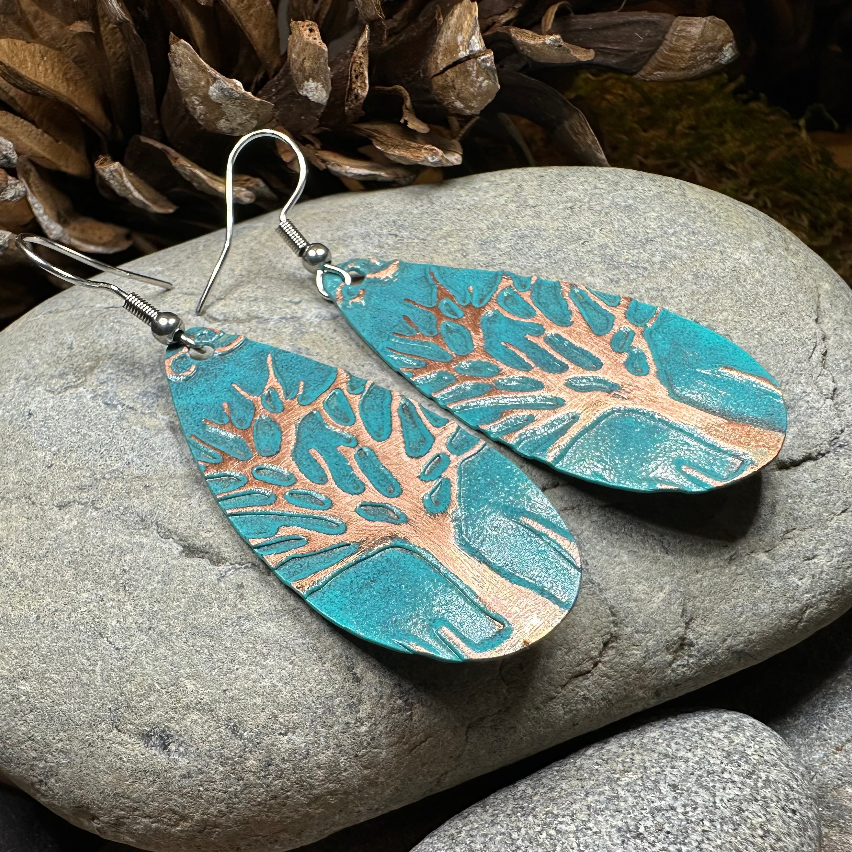 Oakwind Tree of Life Copper Earrings