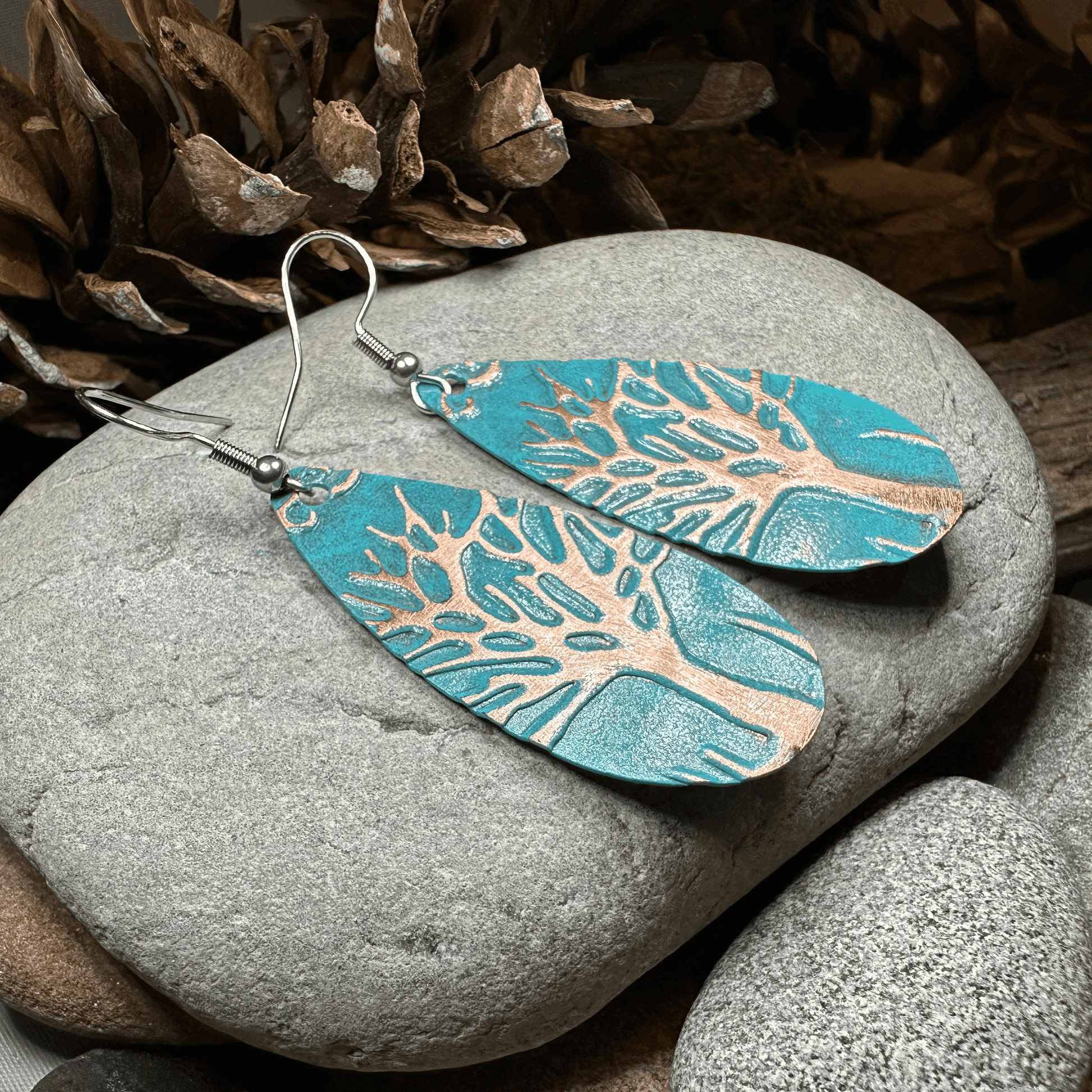 Oakwind Tree of Life Copper Earrings - 