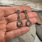 Rhoslyn Trinity Knot Earrings - 