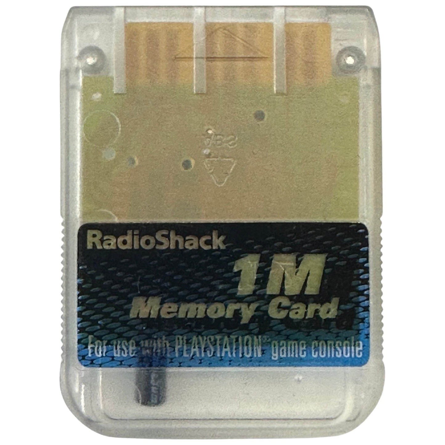 Memory Card - PlayStation - Radio Shack Clear