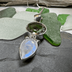 Celtic Morning Moonstone Necklace - 18 / Purple Amethyst