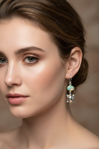 Turtle Opal Earrings