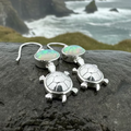Turtle Opal Earrings