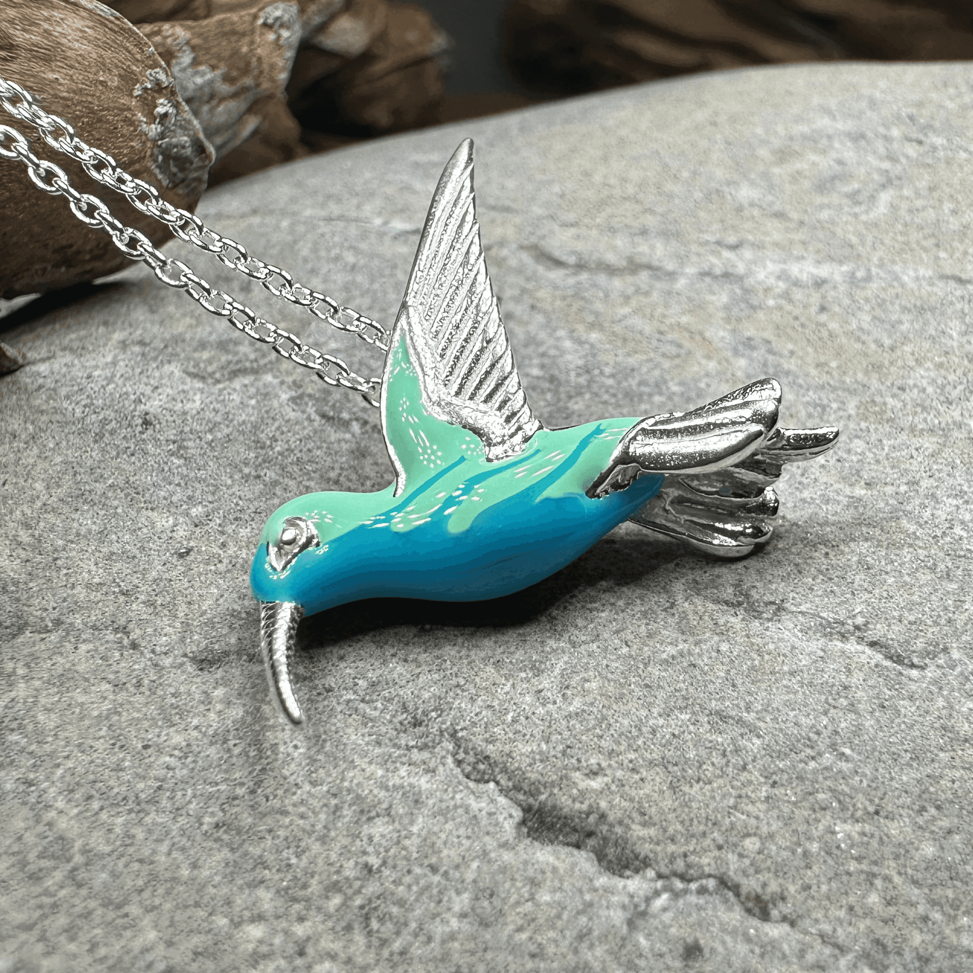 Colibrì Hummingbird Necklace - 