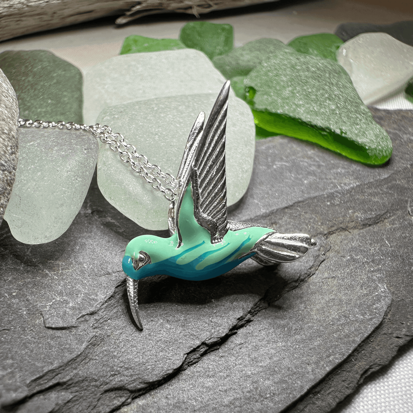 Colibrì Hummingbird Necklace - 