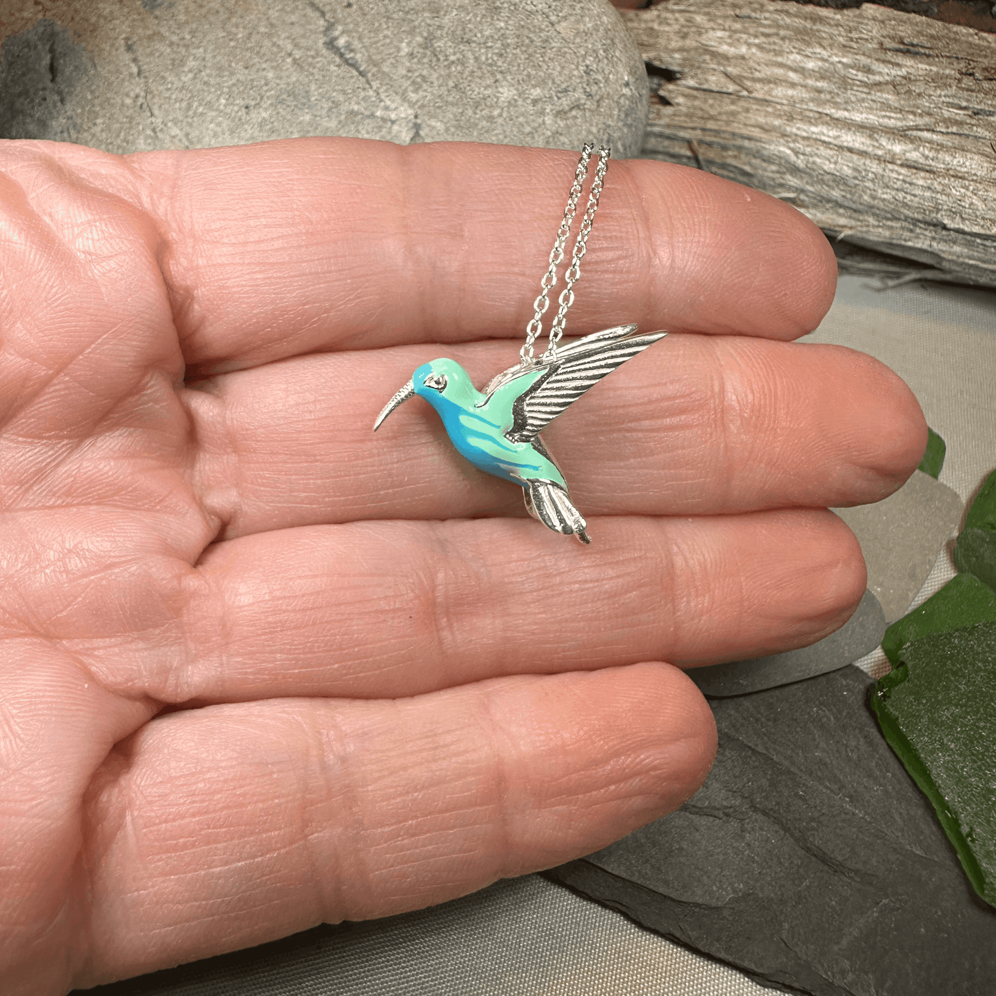 Colibrì Hummingbird Necklace - 