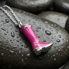 Rainy Day Wellies Boot Necklace