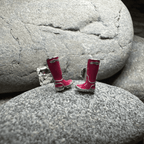 Rainy Day Wellies Boot Earrings - 