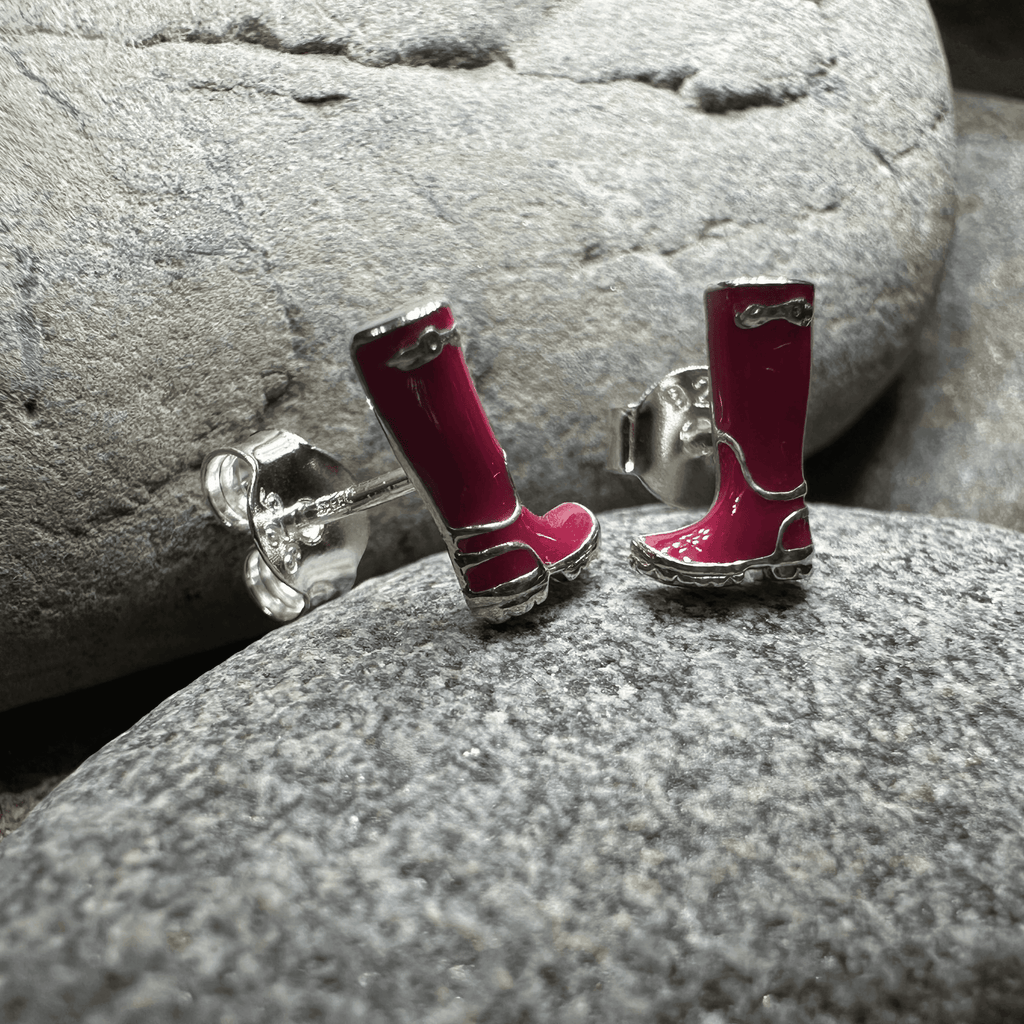 Rainy Day Wellies Boot Earrings - 