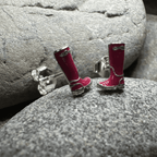 Rainy Day Wellies Boot Earrings - 