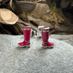 Rainy Day Wellies Boot Earrings - 
