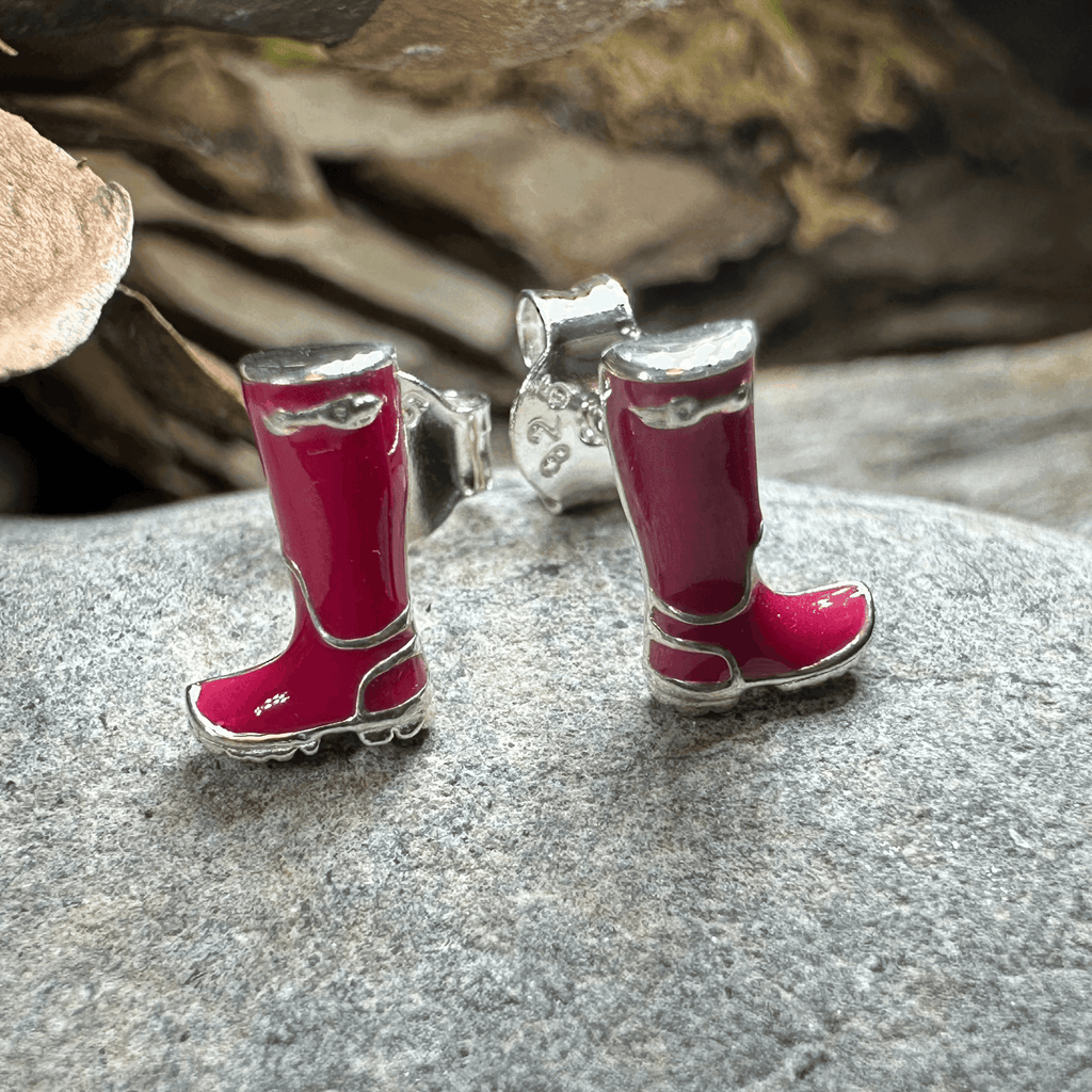Rainy Day Wellies Boot Earrings - 