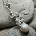 Marica Pearl Mermaid Necklace - 18