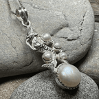 Marica Pearl Mermaid Necklace - 18