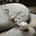Marica Pearl Mermaid Necklace - 18