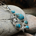 Ilayda Mermaid Turquoise Necklace