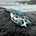 Ilayda Mermaid Turquoise Necklace