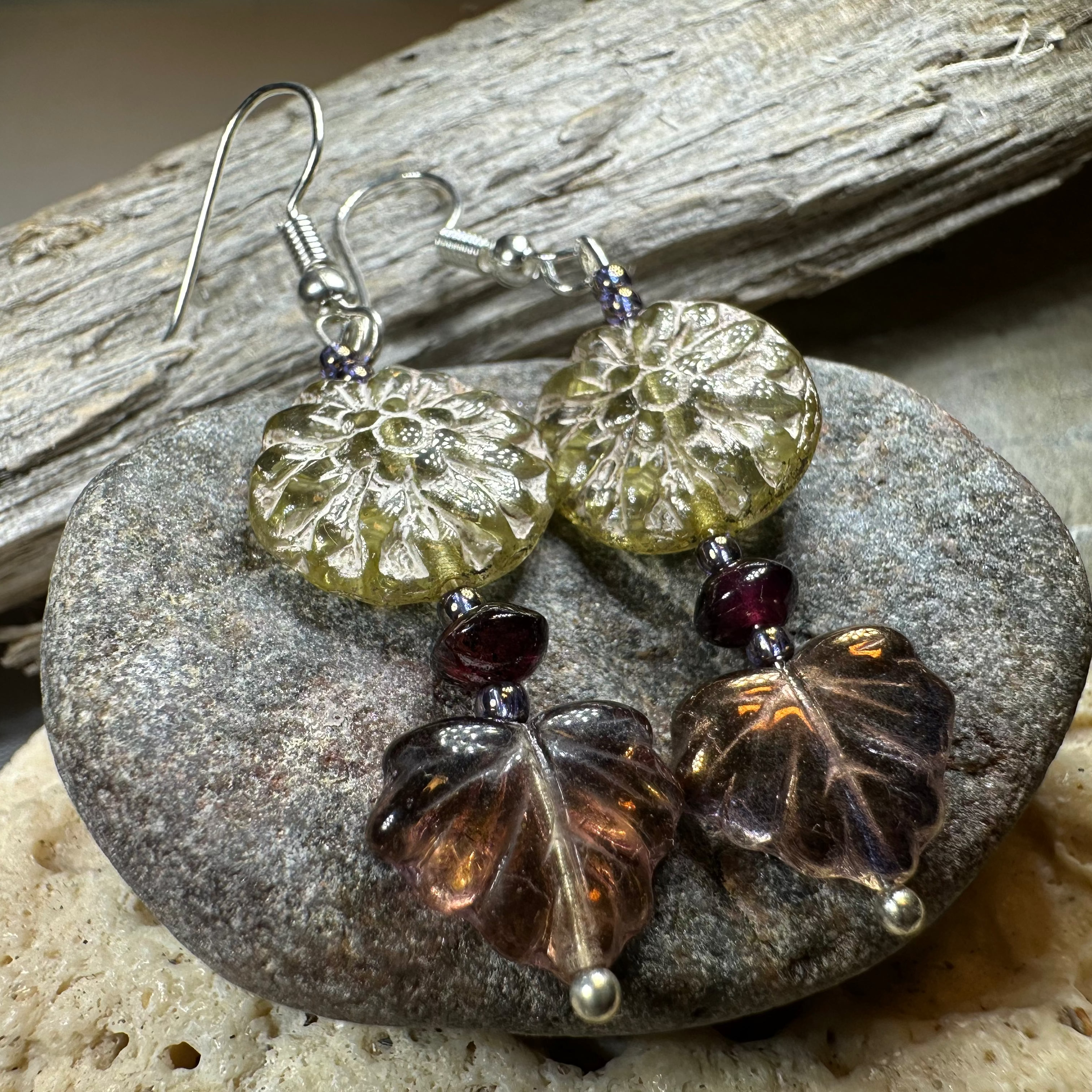 Elven Irish Forest Earrings