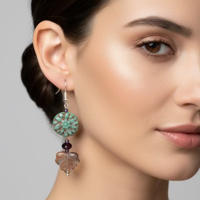 Elven Irish Forest Earrings