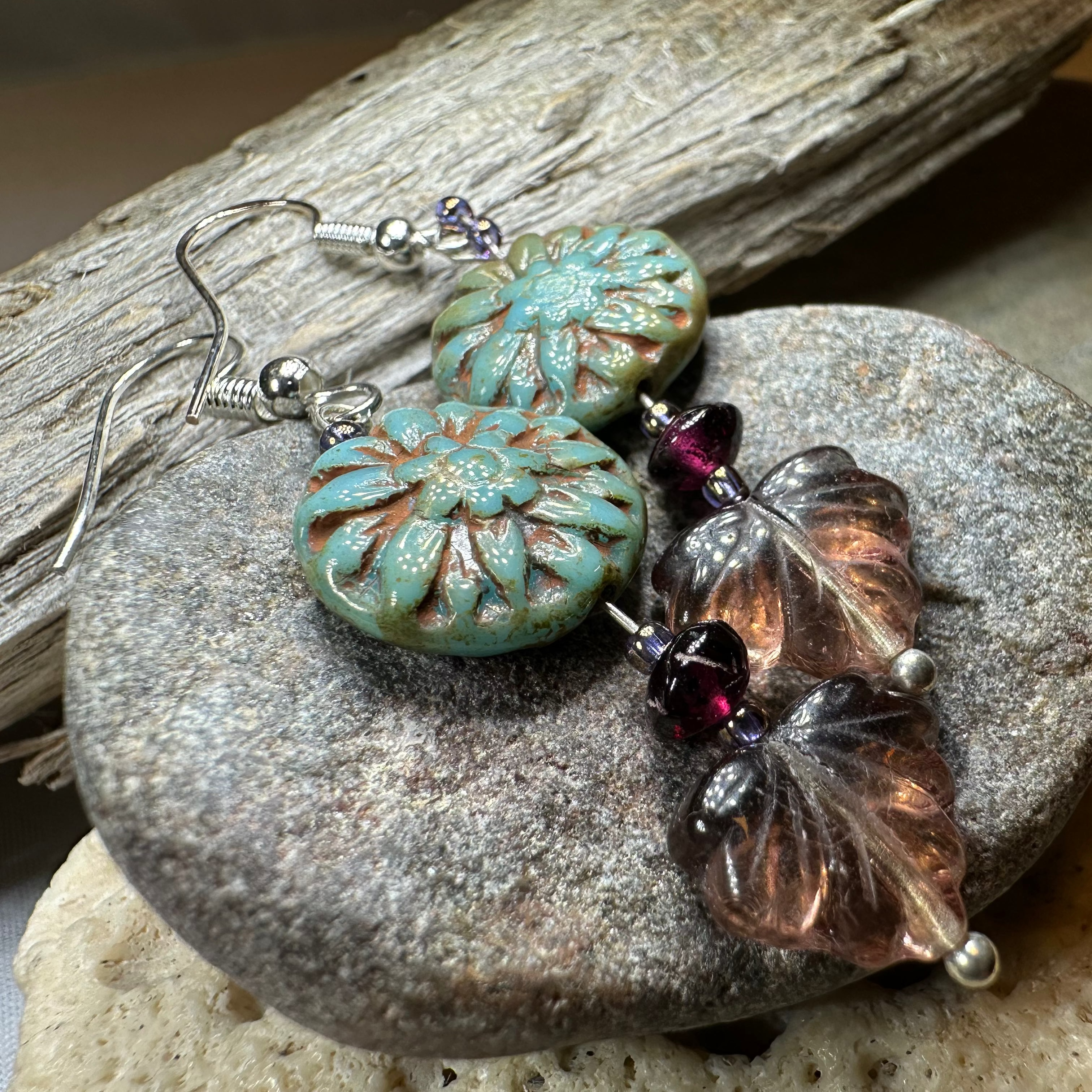 Elven Irish Forest Earrings