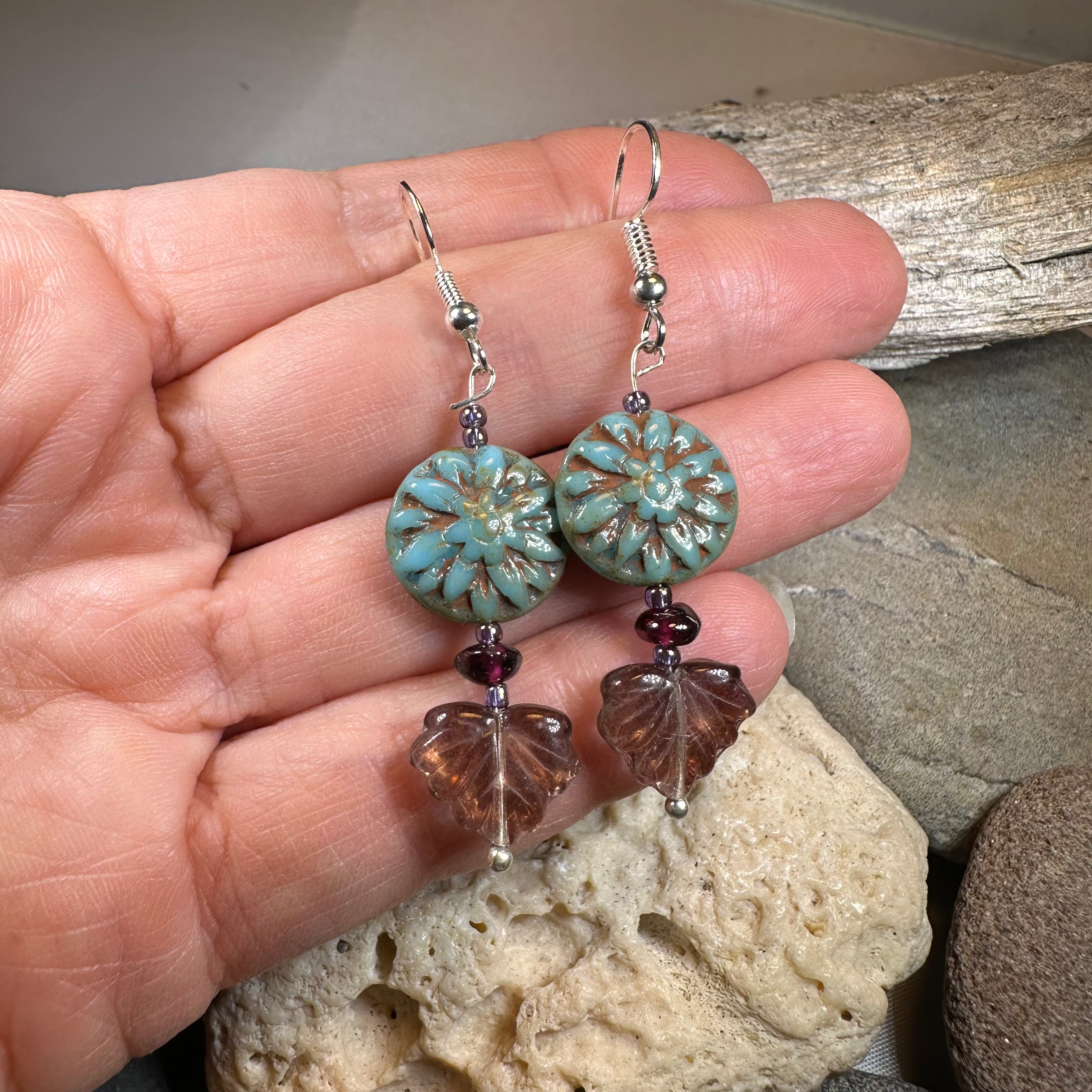 Elven Irish Forest Earrings