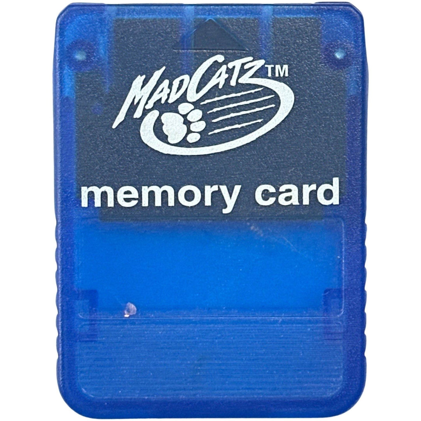 Memory Card - PlayStation - Mad Catz Blue