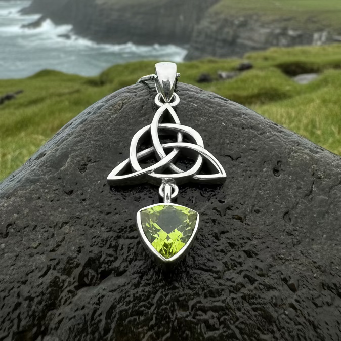 Enchanted Trinity Knot Necklace