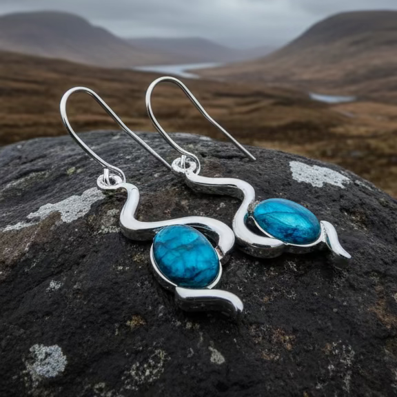 Heathergems Celtic Wiggle Earrings