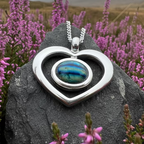 Heathergems Open Heart Necklace