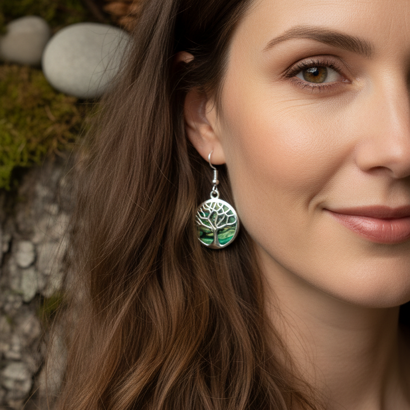 Heathergems Tree of Life Earrings