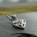 Petite Celtic Heart Necklace