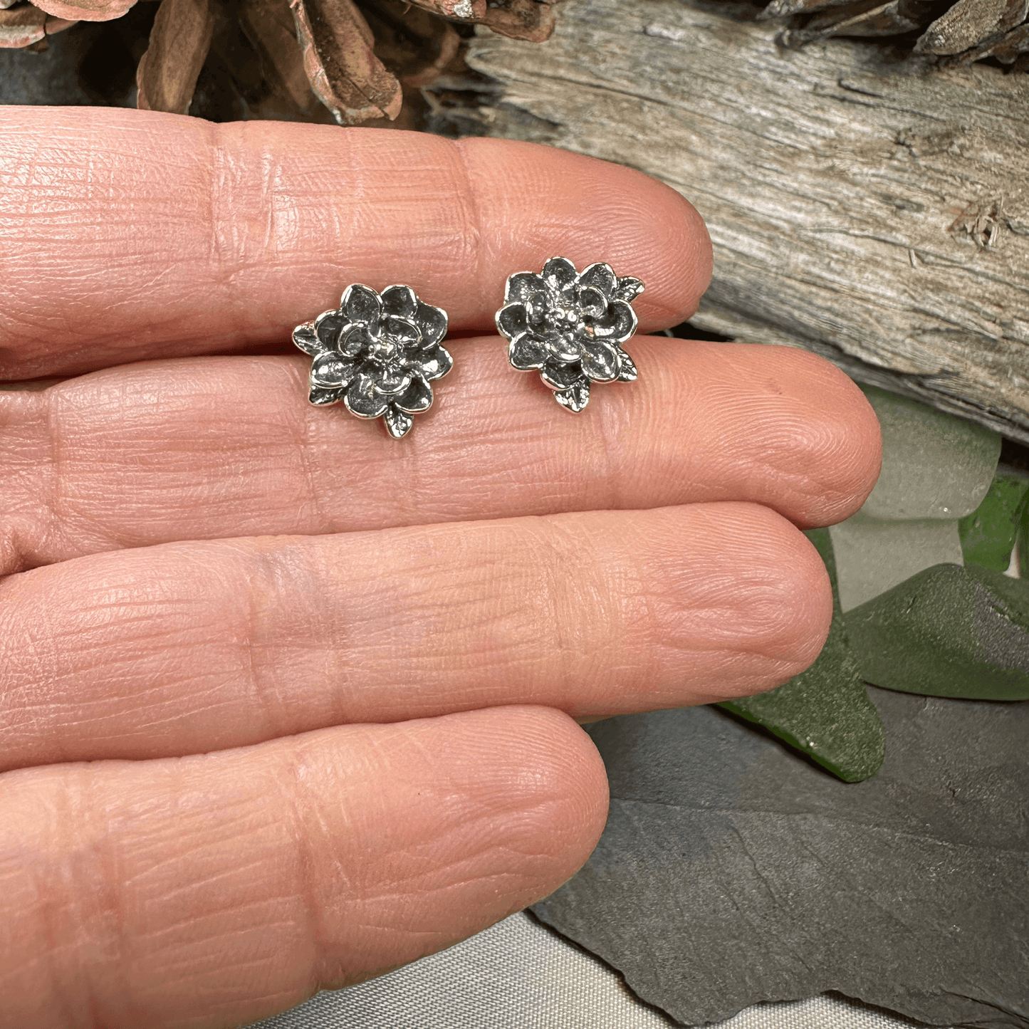 Sweet Magnolia Post Earrings - 