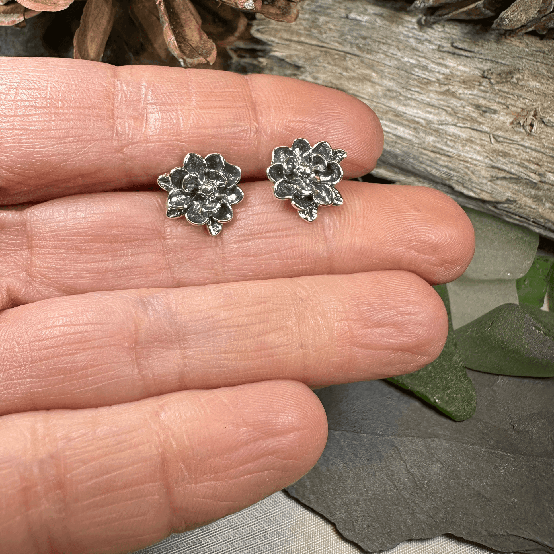 Sweet Magnolia Post Earrings - 