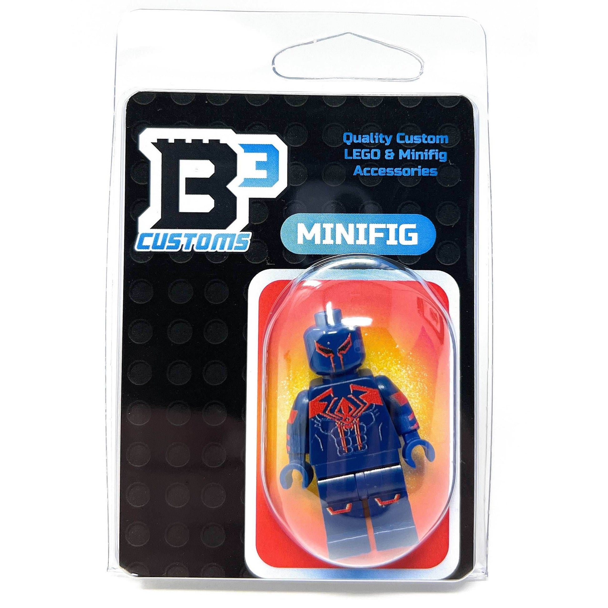 Spidey 2099 Custom Minifig made using LEGO parts - B3 Customs - 