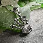 Tartan Bagpipes Necklace - 18