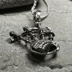 Tartan Bagpipes Necklace - 18