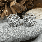 Dolina Thistle Stud Earrings - 