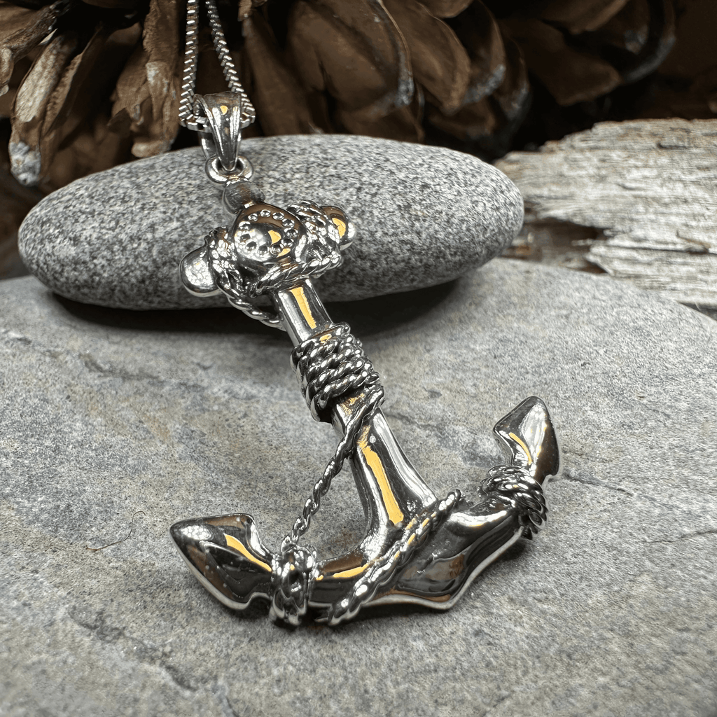 Harbor Bound Anchor Necklace - 