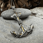 Harbor Bound Anchor Necklace - 