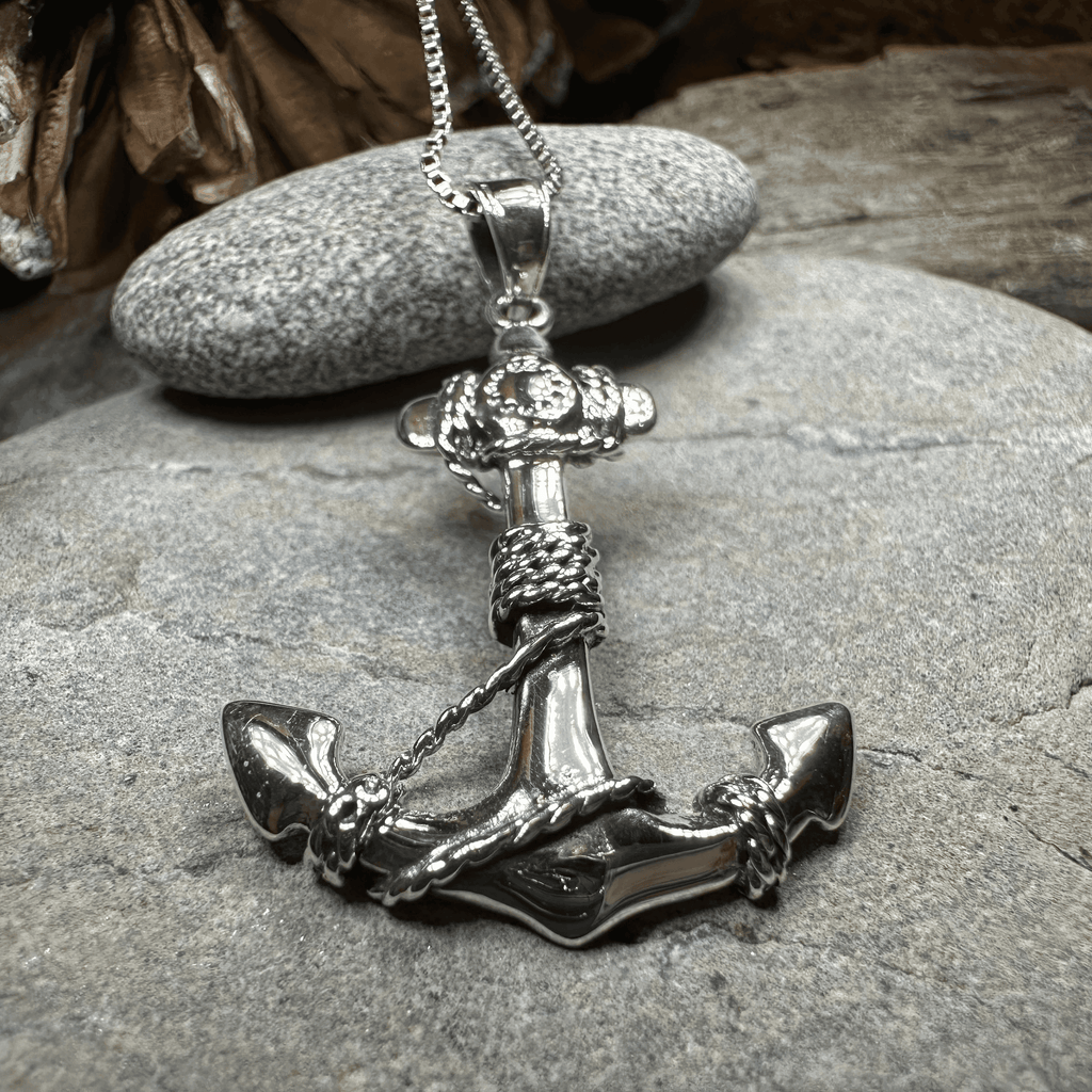 Harbor Bound Anchor Necklace - 