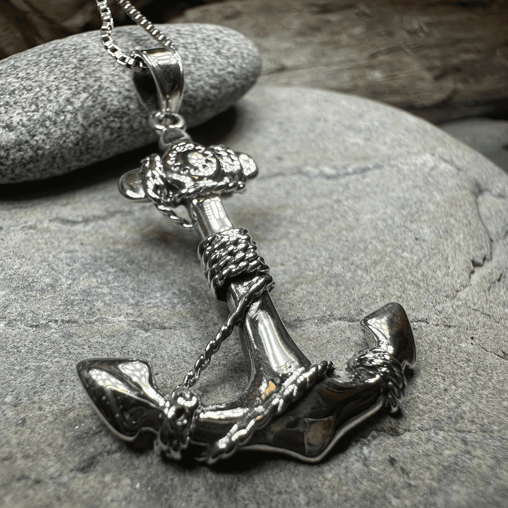 Harbor Bound Anchor Necklace - 