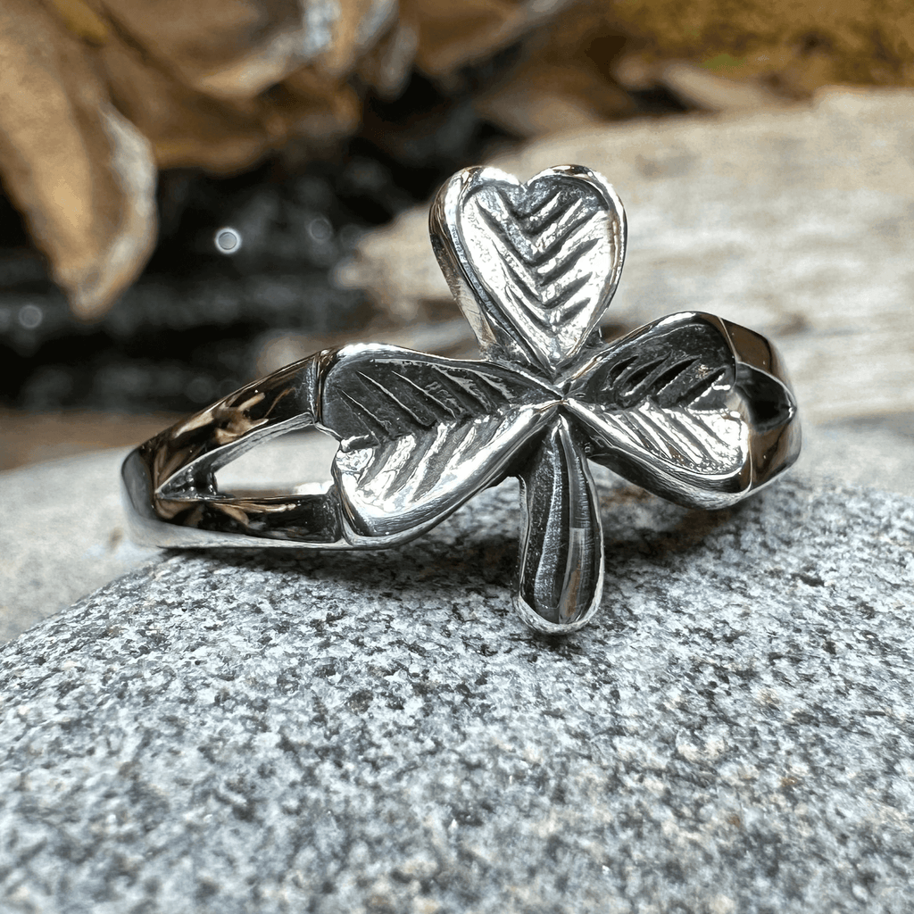 Sláinte Shamrock Celtic Ring - 5