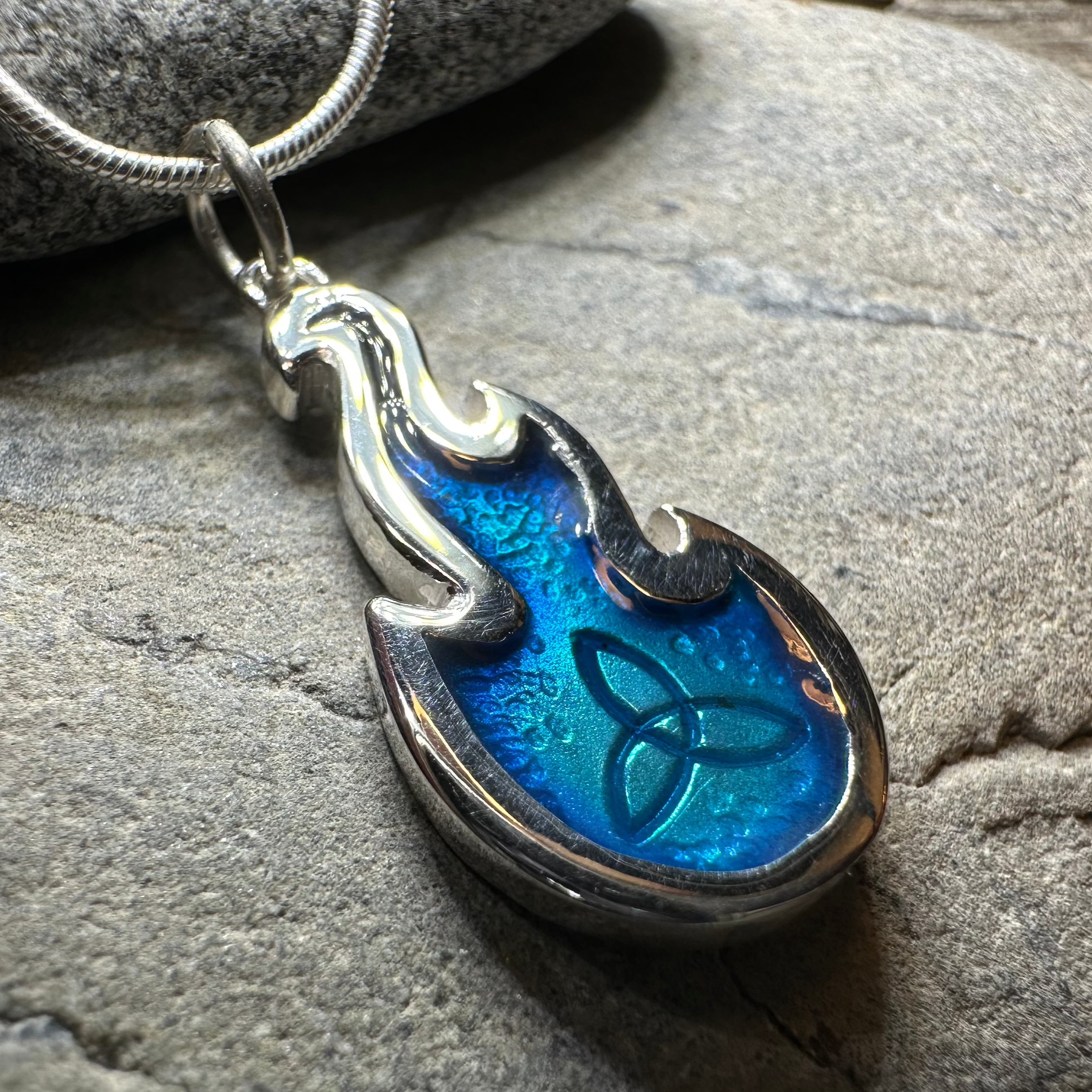 Mystical Celtic Flame Necklace