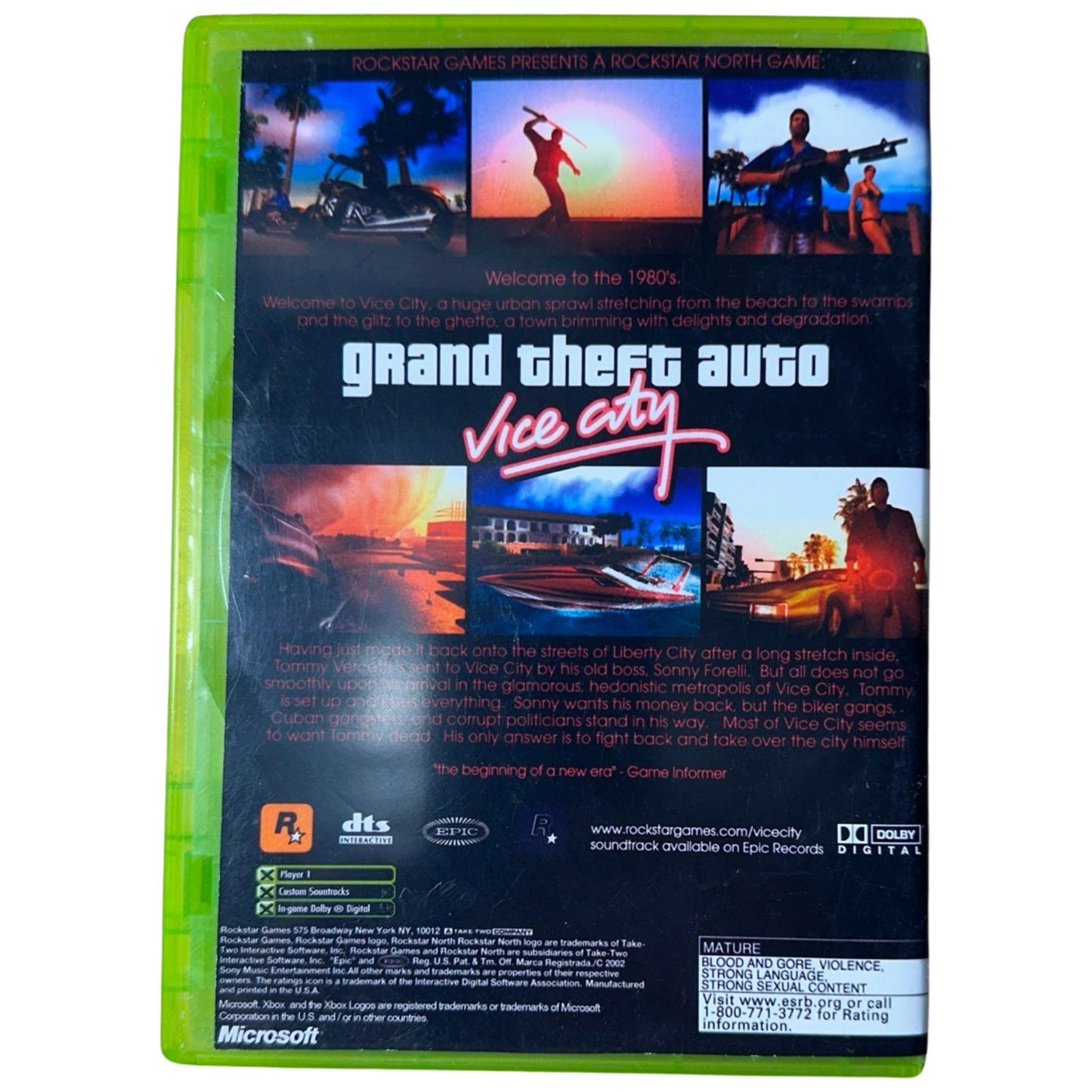 Grand Theft Auto Vice City - Xbox