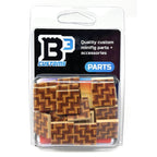 Parquet Flooring (Pack of 20) - B3 Customs Printed 2x2 Tiles - 