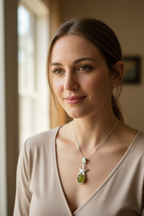 Starfish Peridot Necklace