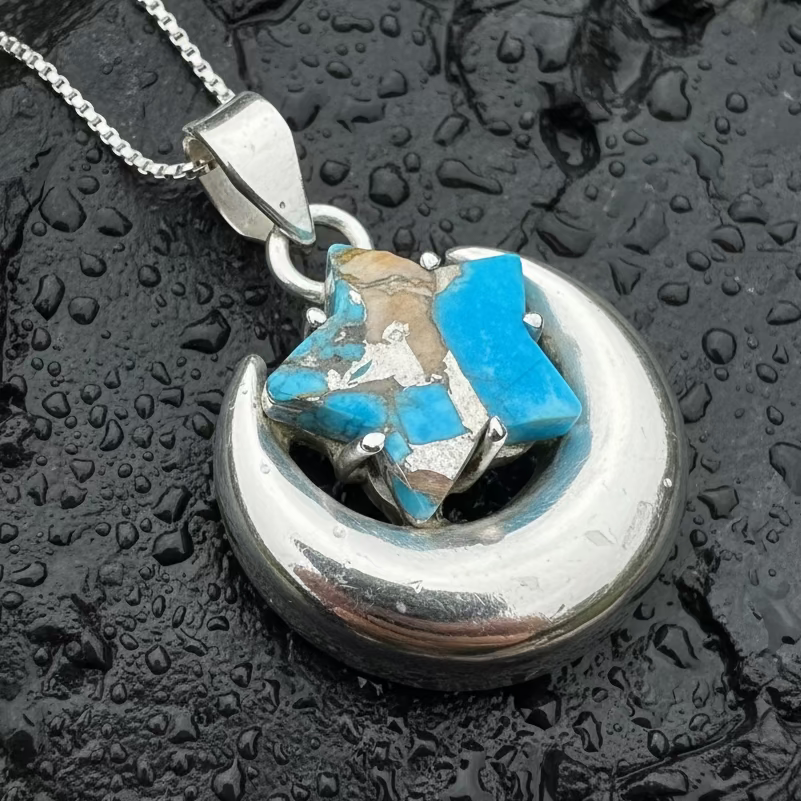Dreamweaver Moon & Star Necklace